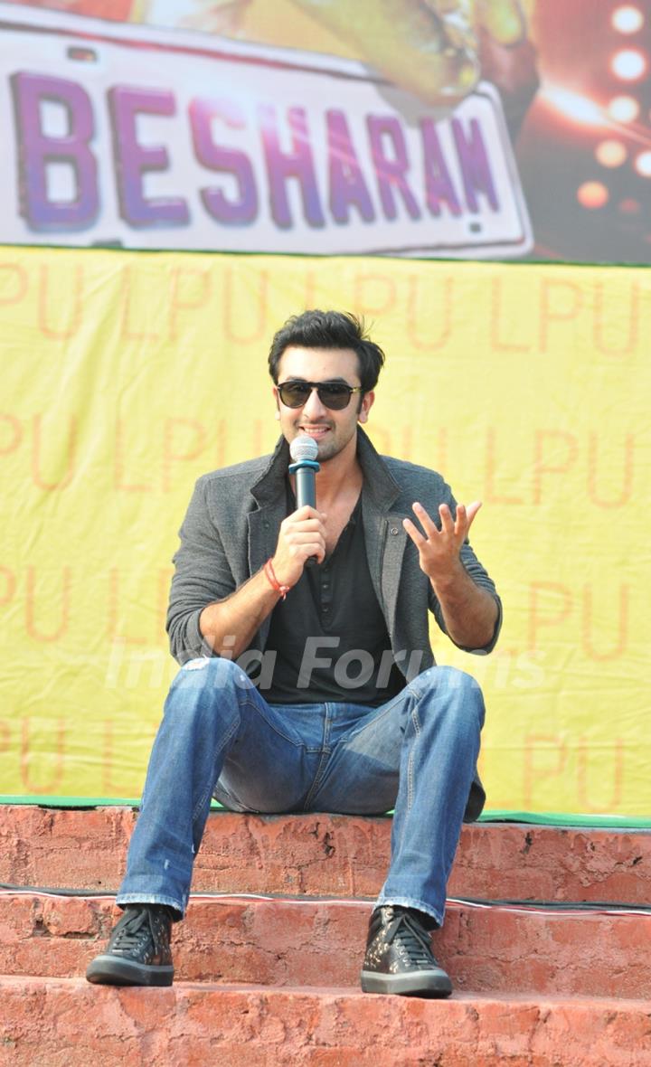 Ranbir Kapoor Promotes his film Besharam