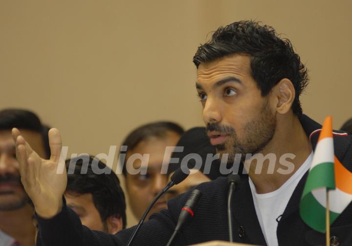 John Abraham at the Veer Bravery Award - a function organized by Anti Terrorist Front