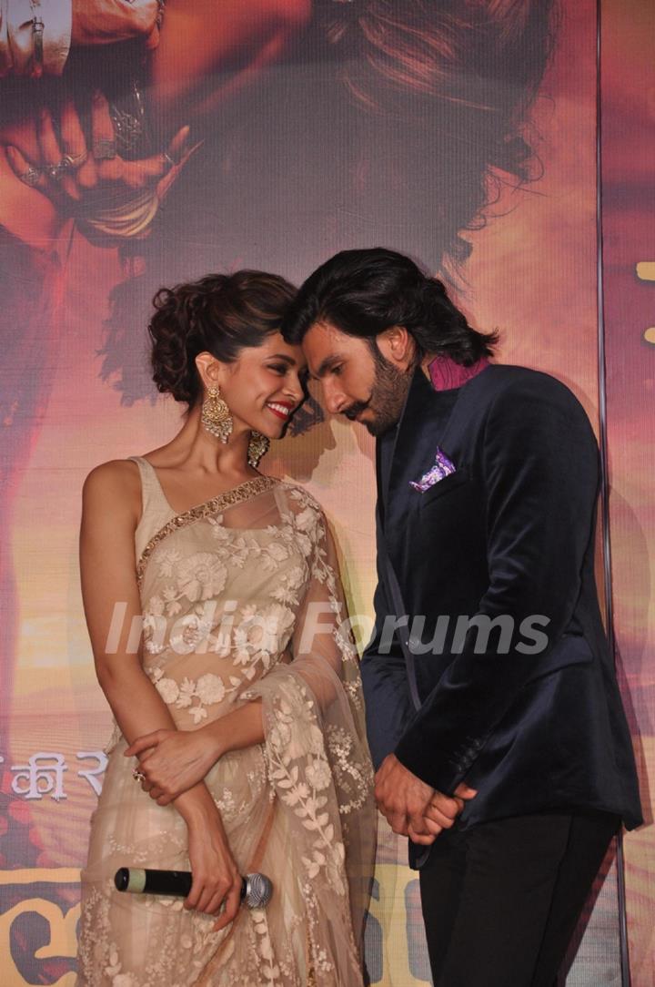 A little secret at the trailer Launch of Ram Leela