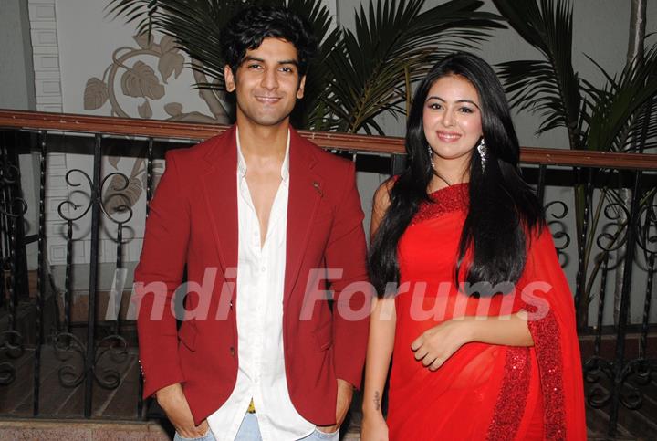 Arun Rana & Shafaq Naaz at the 'Mahabharat' Launch Party