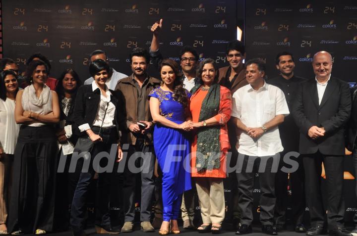 The cast of '24' at the Press meet