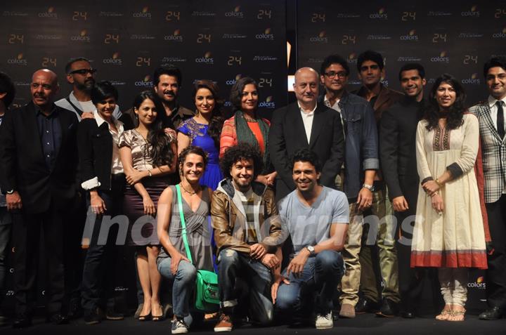 The cast of '24' - Press meet