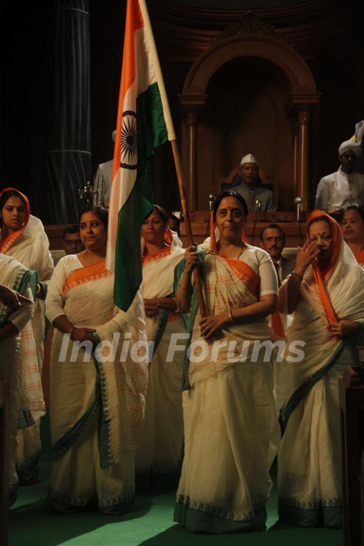 Ila Arun as Hansa Mehta for 'Samvidhan'