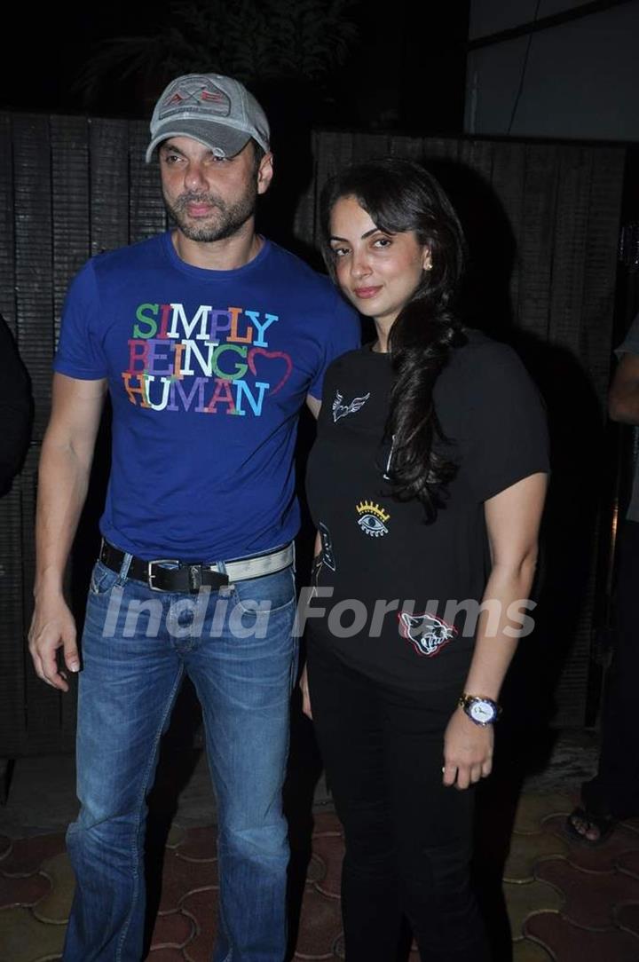 Sohail Khan and Seema Khan at Chunky Pandey's Birthday Bash