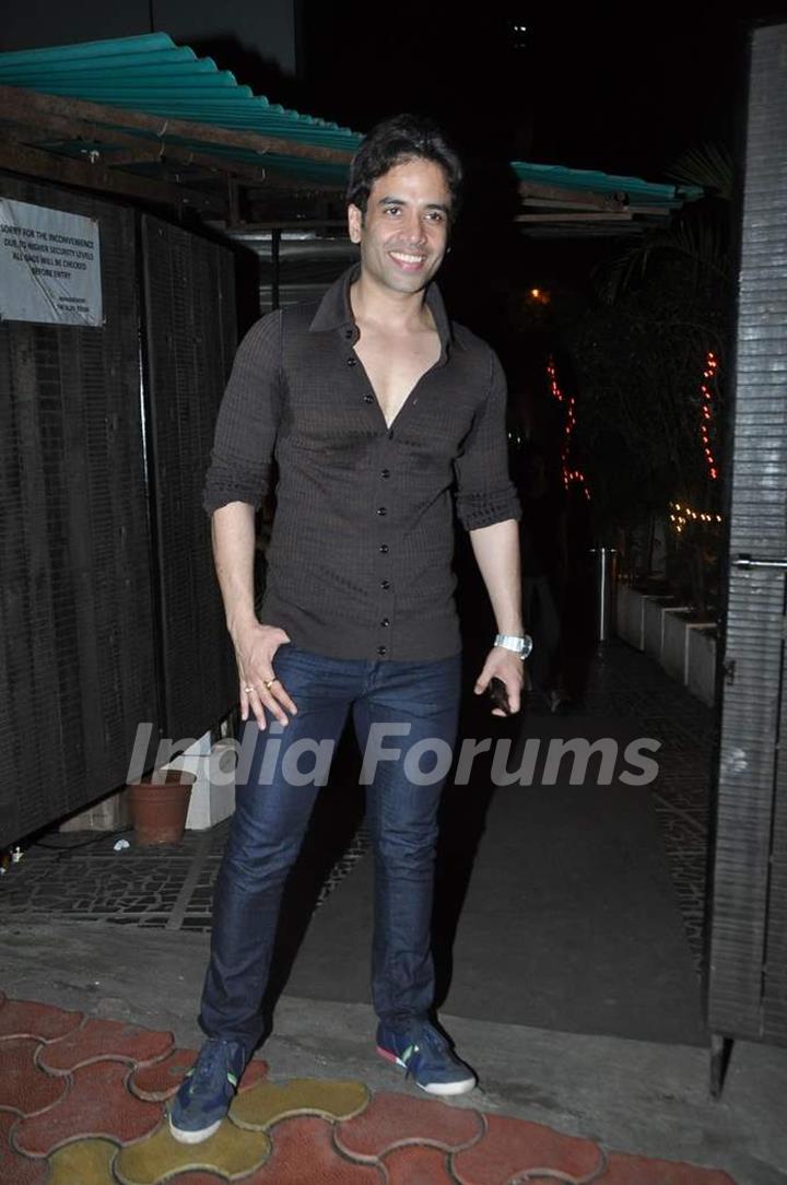 Tusshar Kapoor was at Chunky Pandey's Birthday Bash