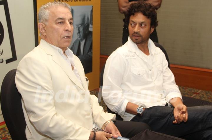 Dalip Tahil and Irrfan Khan at the Screening