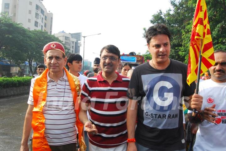 Rahul Roy at the Walkathon 2013