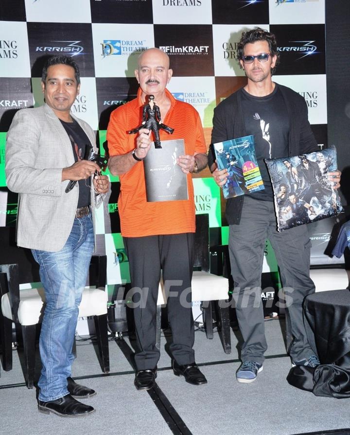 Hrithik Roshan launches the official Krrish 3 merchandise