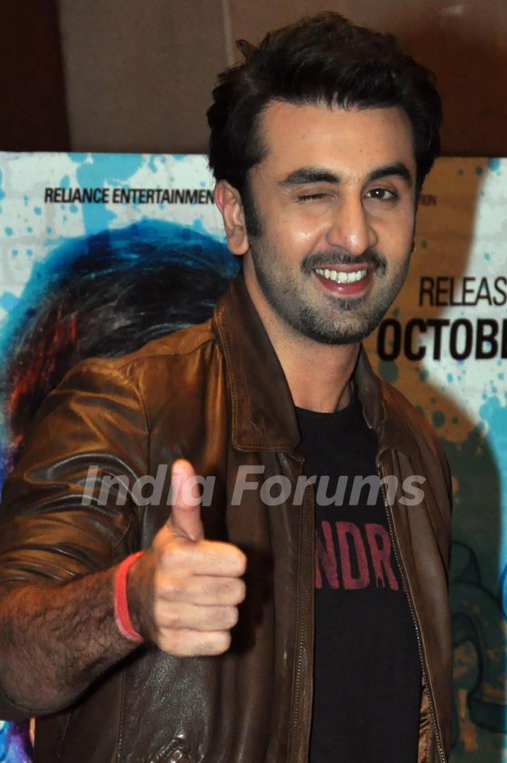 Ranbir Kapoor at a Press Conference to promote 'Besharam'