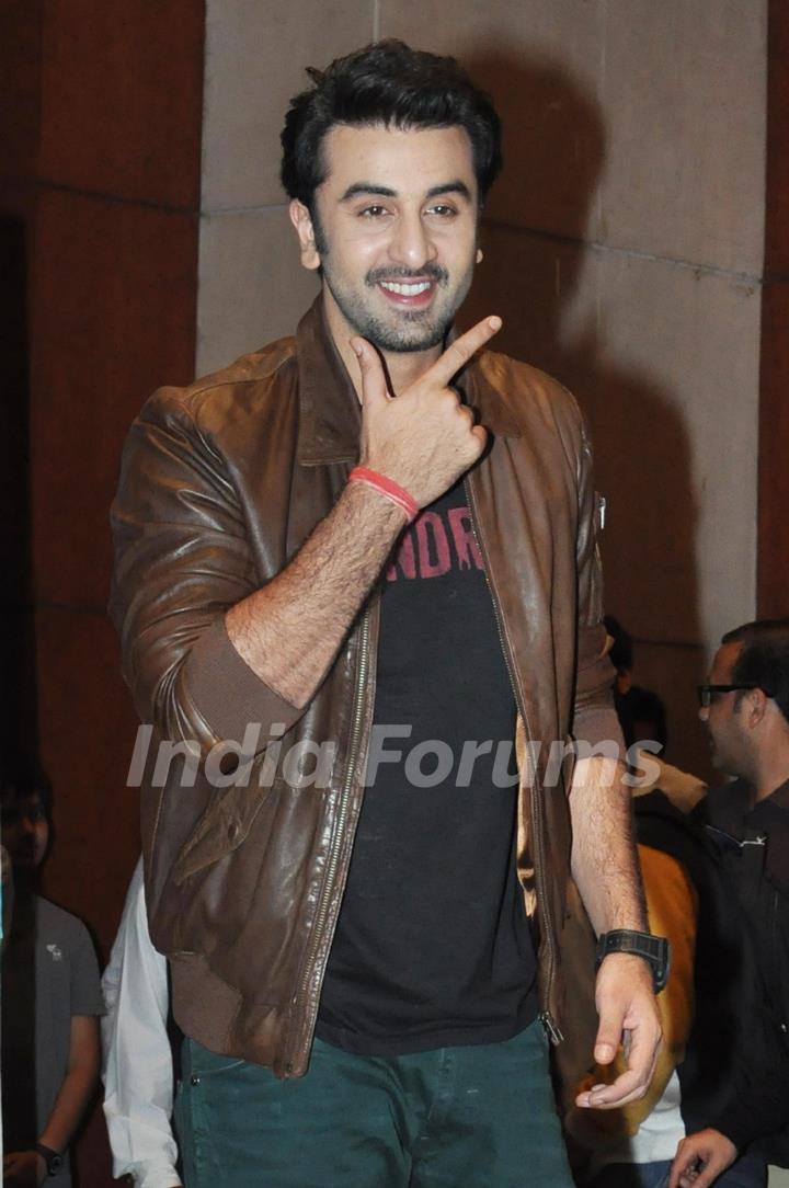 Ranbir Kapoor at a Press Conference to promote 'Besharam'