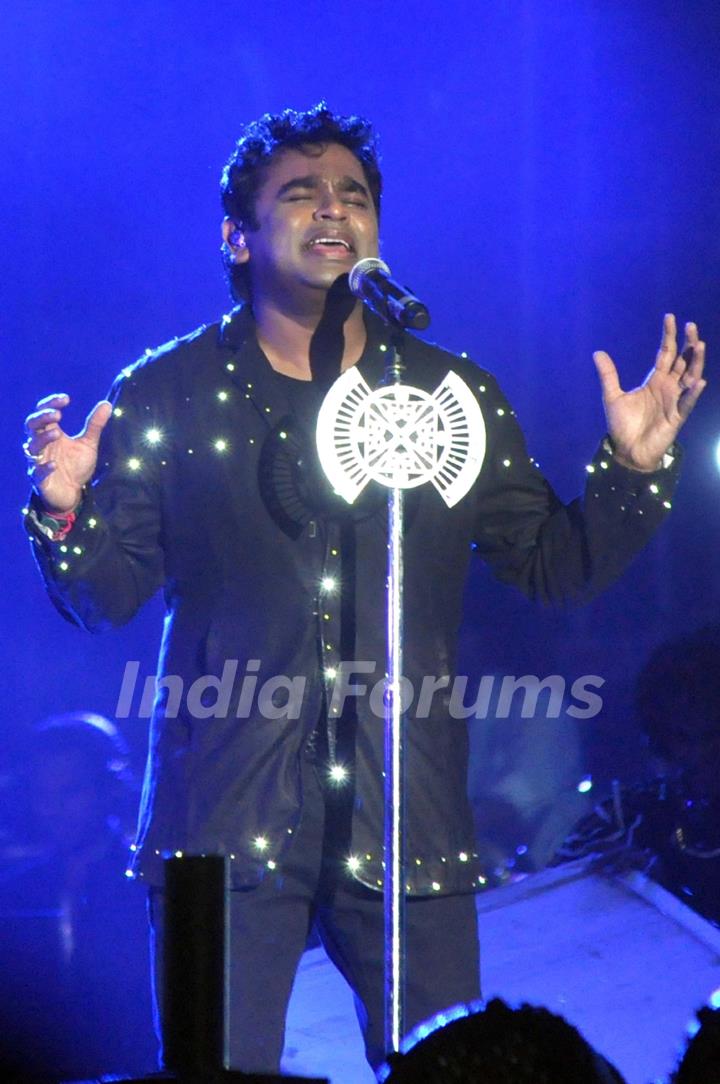 A R Rahman performs during the Concert -  'Rahman Ishq'