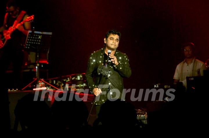 A R Rahman performs during the Concert -  'Rahman Ishq'