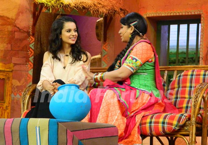 Kangana Ranaut promotes film 'Rajjo' on 'Comedy Nights With Kapil'