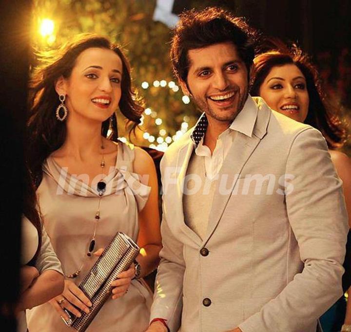 Sanaya Irani and Karanvir Bohra