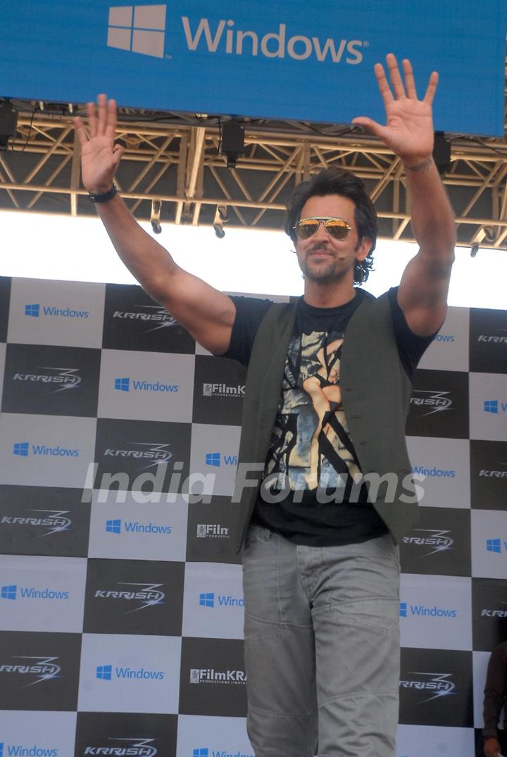 Hrithik Roshan at the launch of the Krrish 3 game