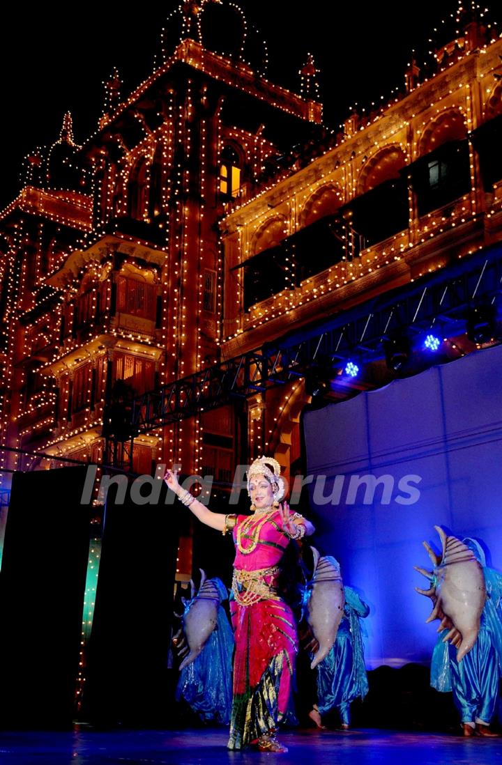 Hema Malini performs during the Dasara celebrations