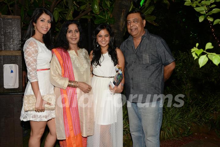 Ankita Bhargava, Kiran Bhargava, Roopal Tyagi and Abhay Bhargava at the Birthday Party