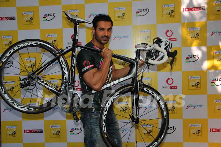 John Abraham - brand ambassador of Godrej Eon Tour De India