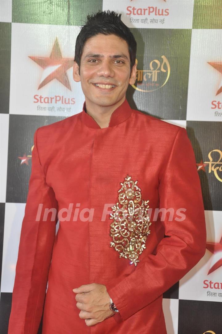 Vipul Gupta at the Star Plus Diwali TV show