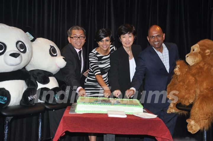 Mandira Bedi launches the Singapore Tourism Board's new marketing campaign