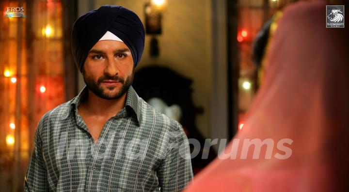 Saif Ali Khan looking in full confident