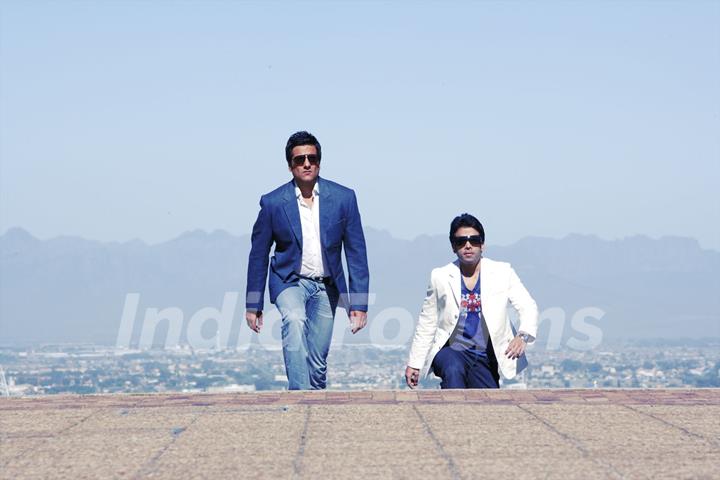 Fardeen an d Tusshar in Life Partner movie