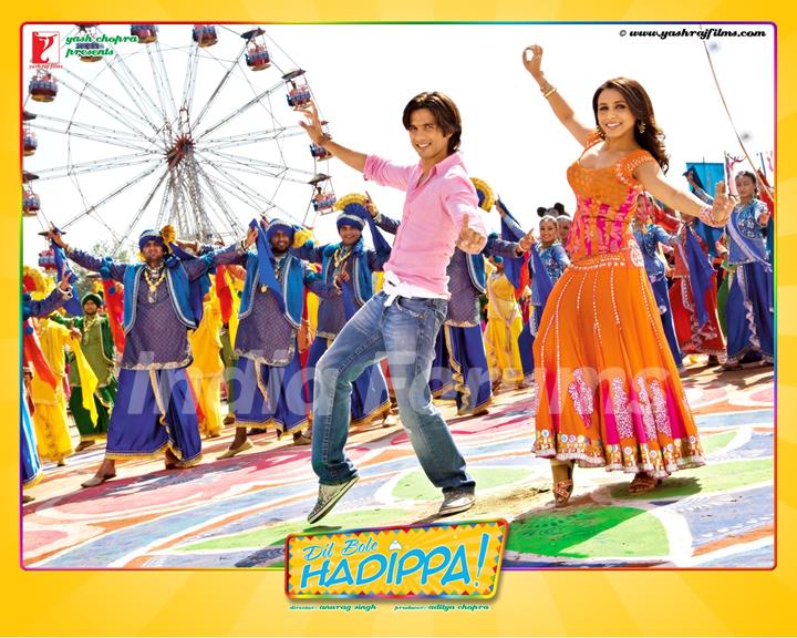 Dil Bole Hadippa movie wallpaper starring Shahid and Rani