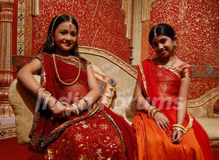 Meera and Lalita in the show Meera