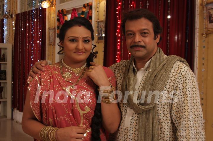 A still image of Sameer Rajda and Urvashi Upadhya