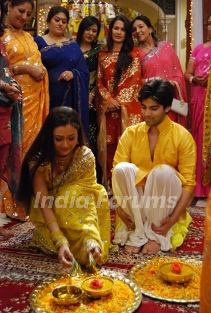 Stills of Haldi Ceremony