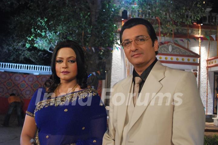 Indrajit and Vasundhara Rajvansh a royal couple