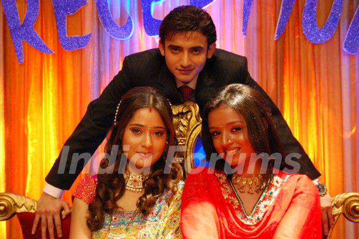 Ragini and Sadhna with Romit Raaj