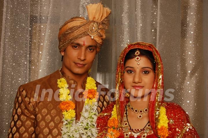 Raja Yudhishtir and Rani marriage picture