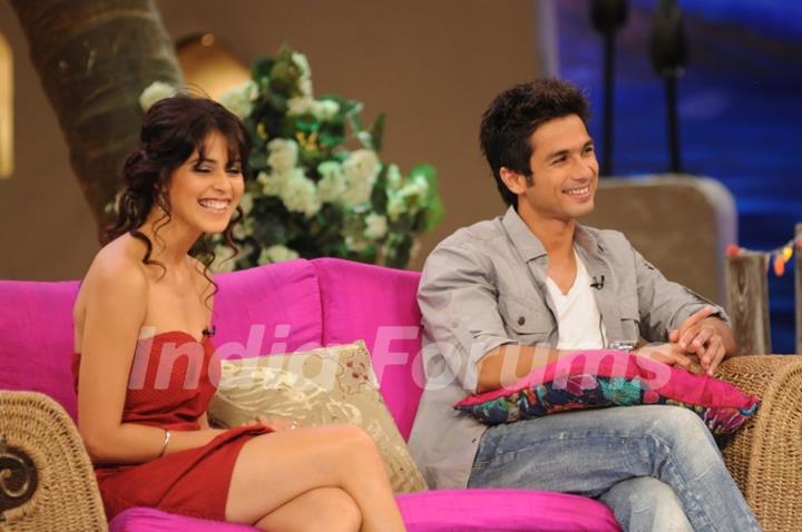 Shahid Kapoor and Genelia Dsouza