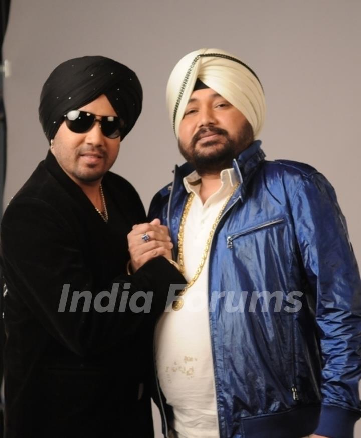 Daler Mehndi and Mika Mehendi