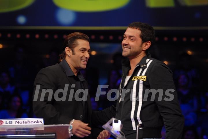 Salman Khan with Bobby Deol