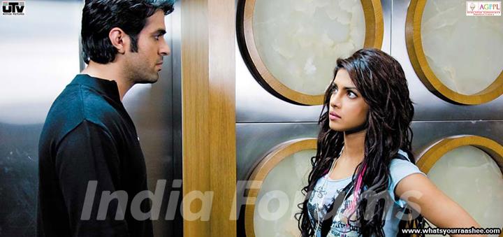 Harman and Priyanka looking each other