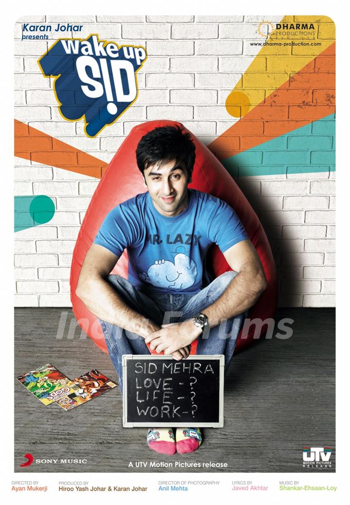 Poster of Wake up Sid movie with Ranbir Kapoor