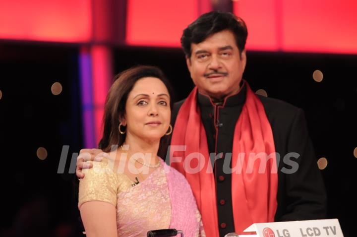 Shatrughan Sinha and Hema Malini