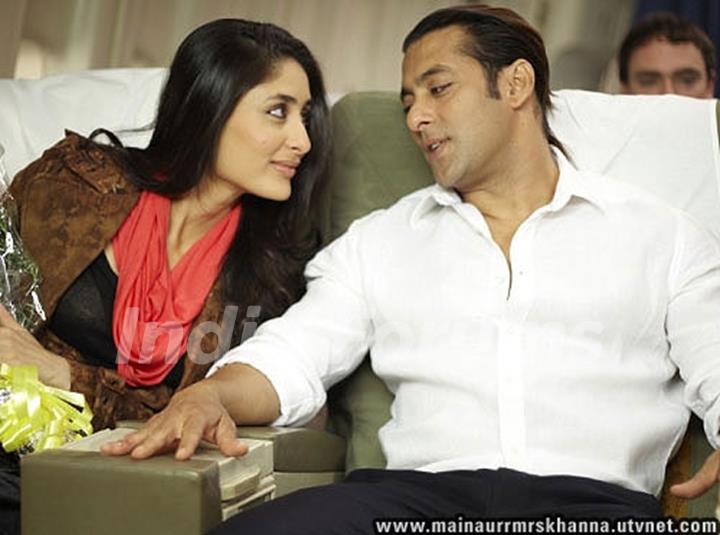 Salman Khan flirting with Kareena Kapoor