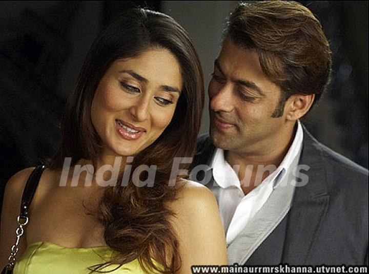 Lovable scene of Salman Khan and Kareena Kapoor