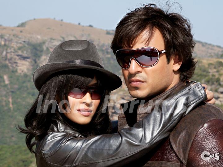 Vivek Oberoi with Nandana Sen