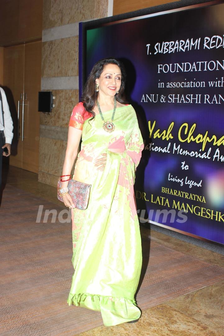 Hema Malini was at the Yash Chopra Memorial Award