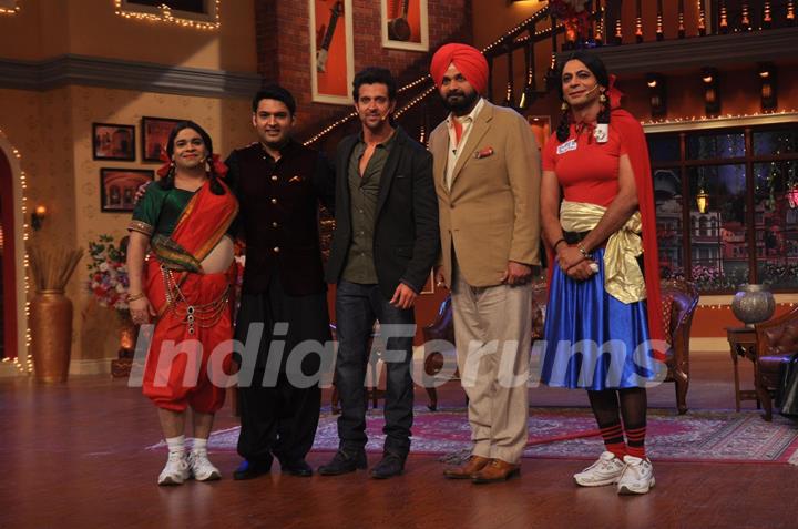 Promotion of Krrish 3 on Comedy Nights with Kapil