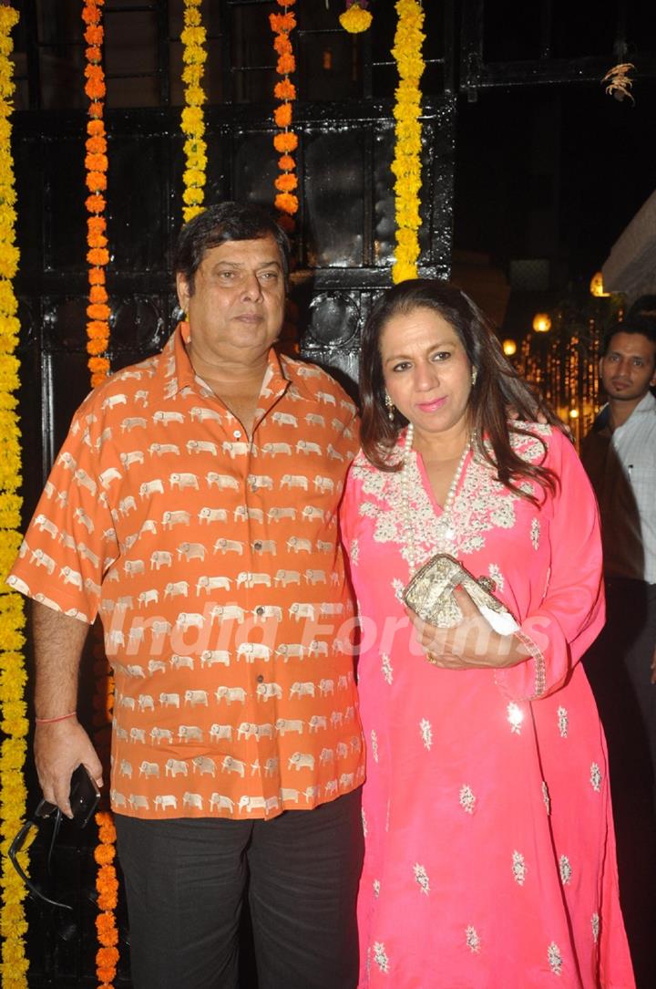 David Dhawan was seen at Ekta Kapoor's Grand Diwali Party