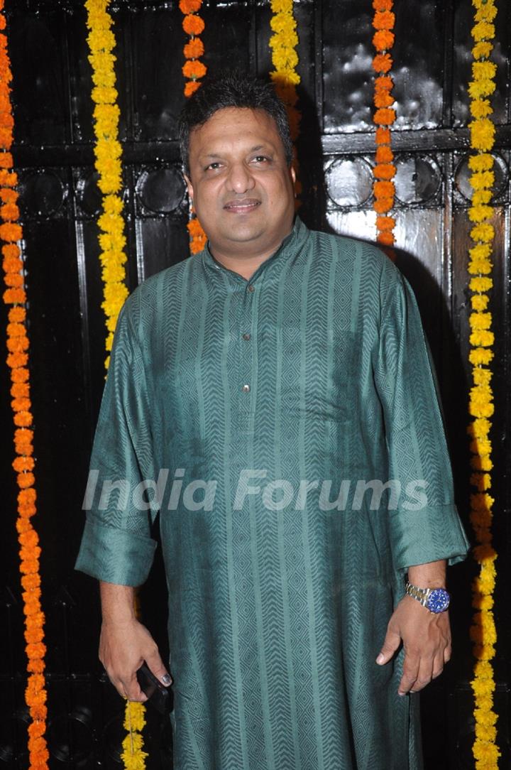 Sanjay Gupta was seen at Ekta Kapoor's Grand Diwali Party