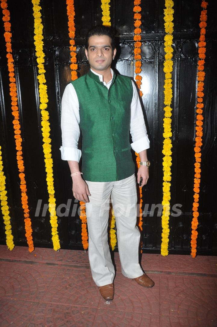 Karan Patel was at Ekta Kapoor's Grand Diwali Party