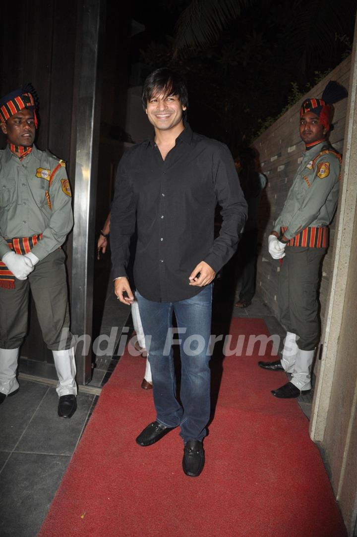 Vivek Oberoi was seen at Susheel Gupta's Party