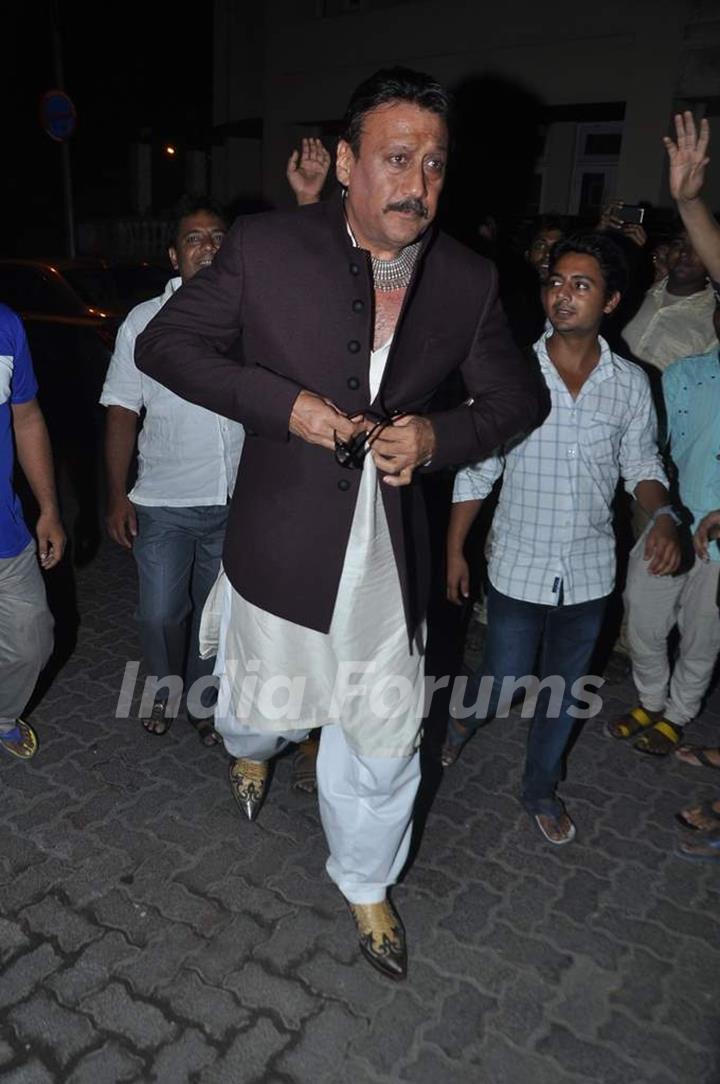 Jackie Shroff was at Aamir Khan's Diwali Bash