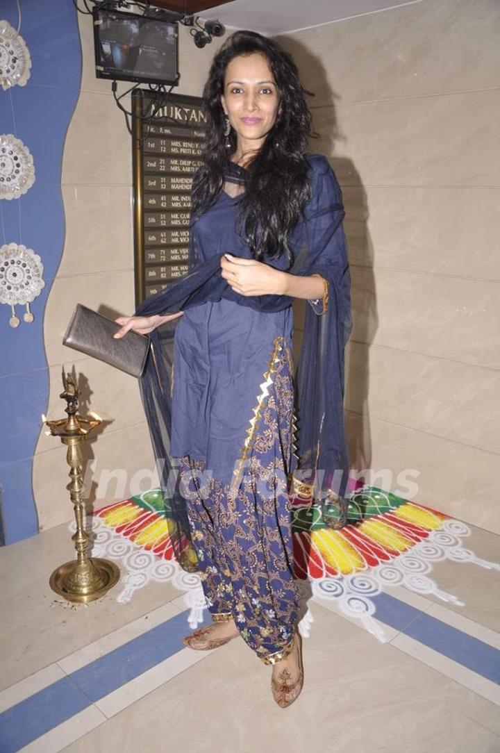 Dipannita Sharma was seen at Bipasha Basu's Diwali Party